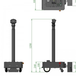 MR9 IDC Data Center robot de patrulla